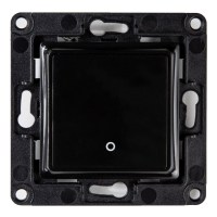 Shelly Wall Switch 1 schwarz